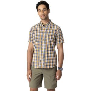 Outdoor Research Men’s Rooftop Short Sleeve Shirt – Button Down Shirt for Men(Sedona Plaid)