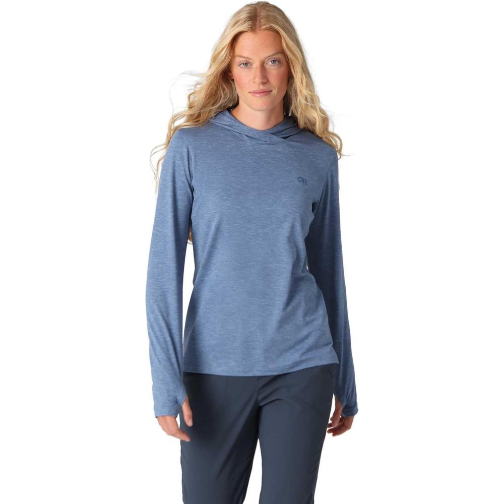 imageOutdoor Research Womens ActiveIce Spectrum Sun HoodieAscent Blue Heather