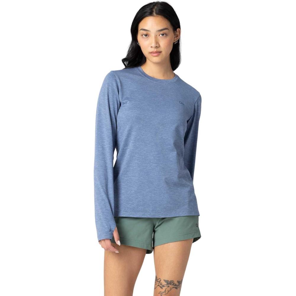 imageOutdoor Research Womens ActiveIce Spectrum Sun Long Sleeve TeeAscent Blue Heather
