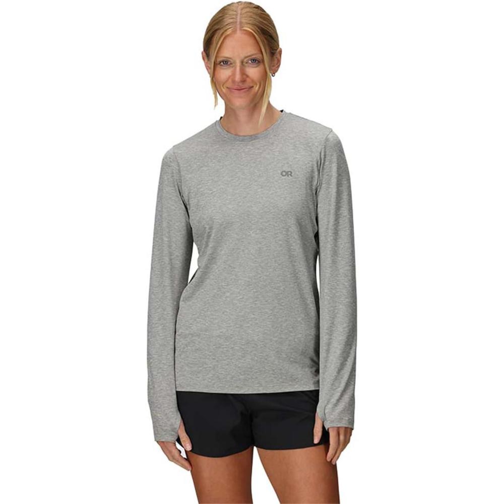 imageOutdoor Research Womens ActiveIce Spectrum Sun Long Sleeve TeeGrey Heather