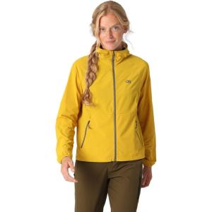 Outdoor Research Women’s Astroman Full Zip Sun Hoodie | Lightweight UPF 30+ Shirt for Hiking & Hot Weather, Moisture Wicking(Amber)