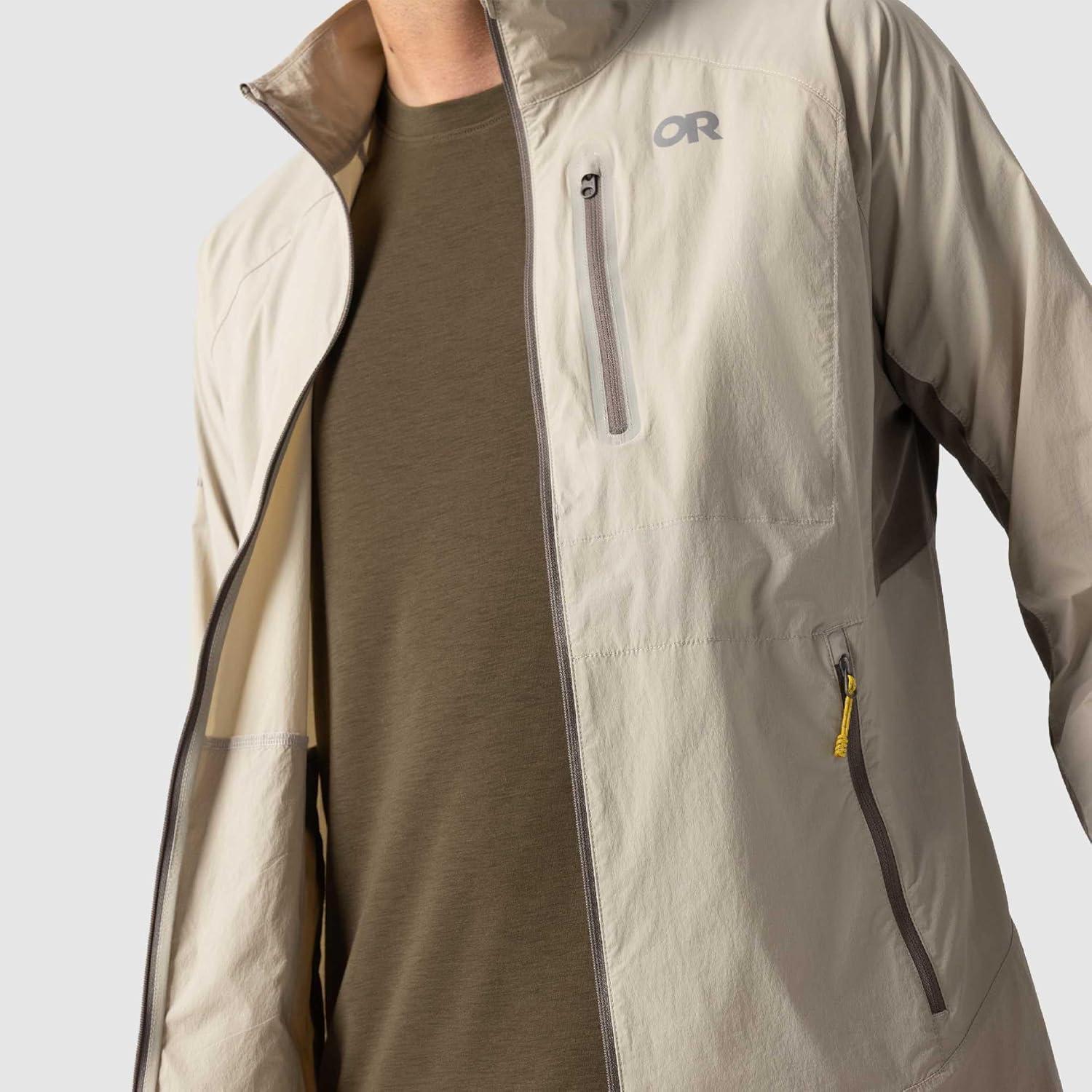 imageOutdoor Research Mens Deviator Wind JacketPro KhakiGravel