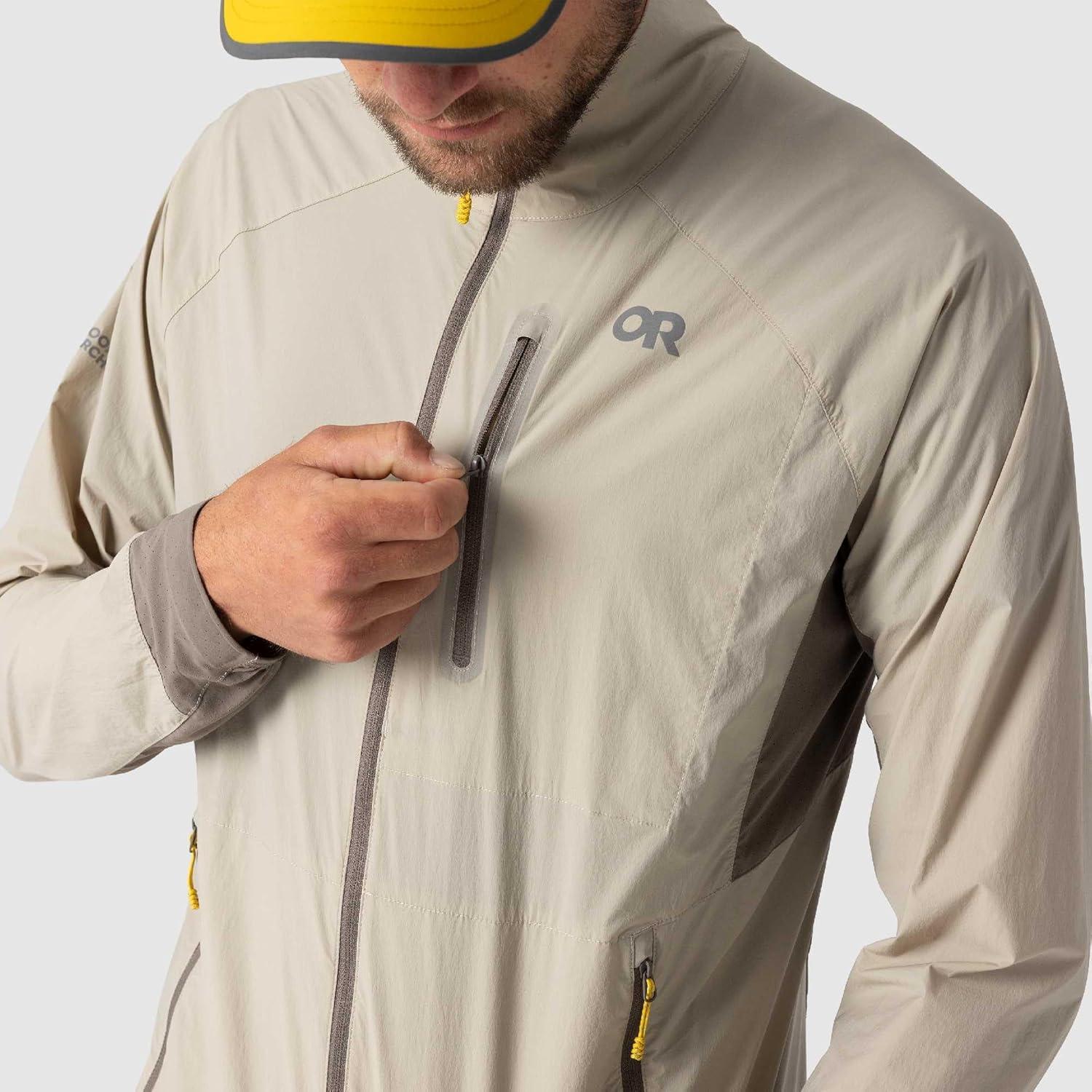 imageOutdoor Research Mens Deviator Wind JacketPro KhakiGravel
