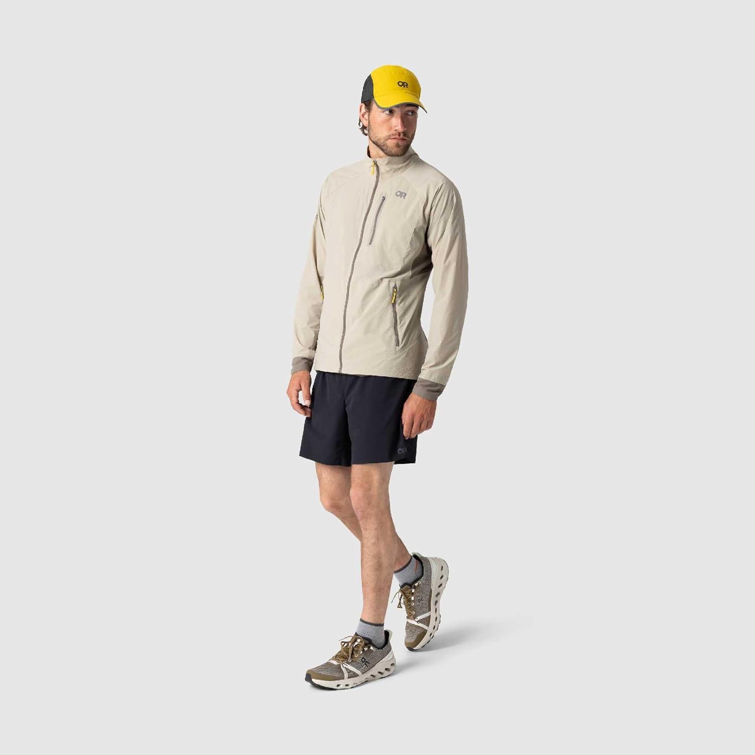 imageOutdoor Research Mens Deviator Wind JacketPro KhakiGravel