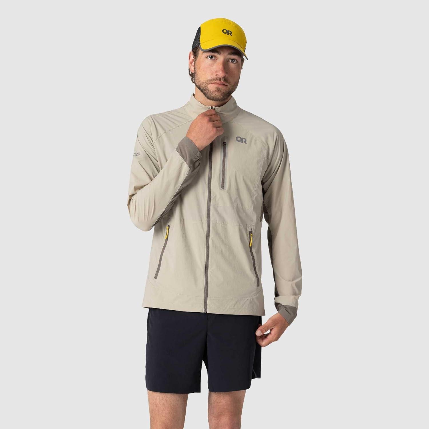 imageOutdoor Research Mens Deviator Wind JacketPro KhakiGravel