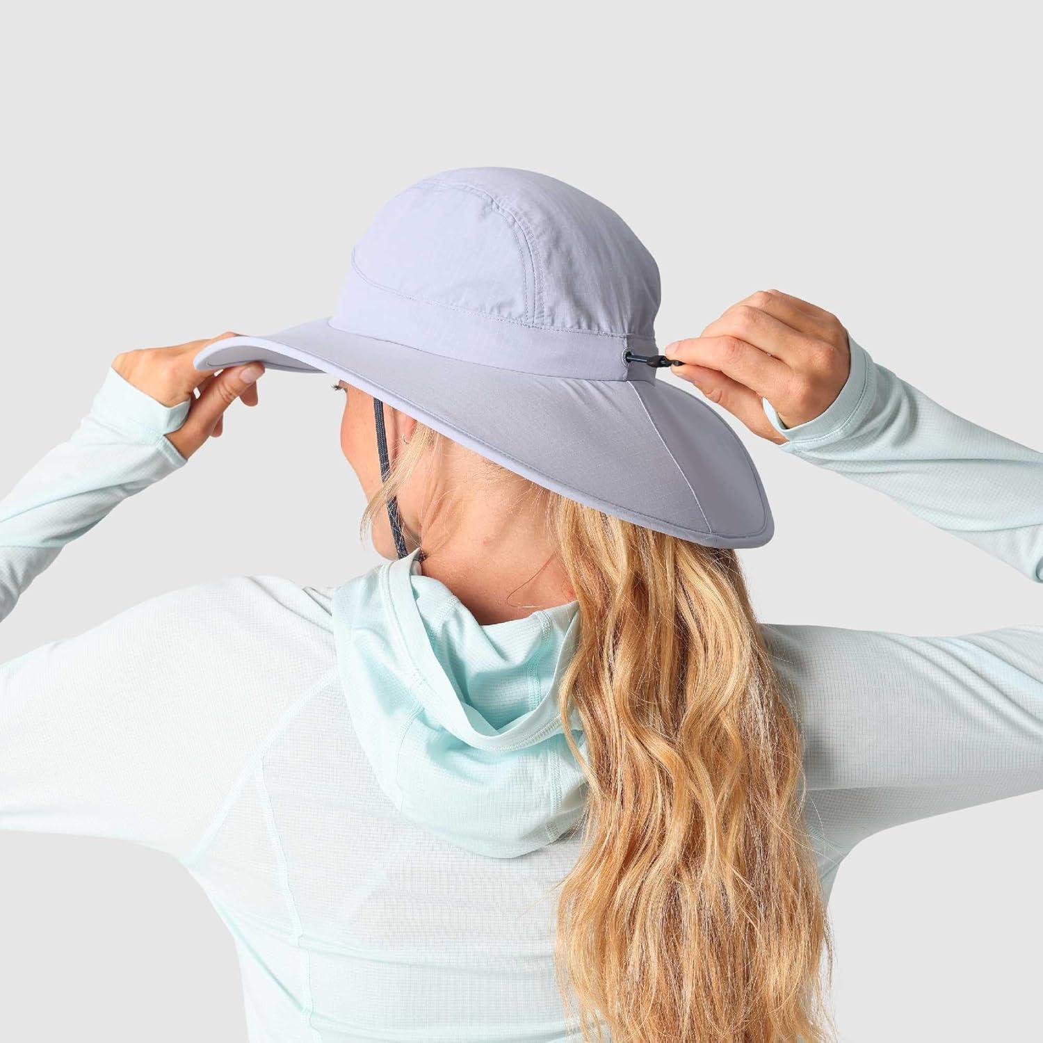 imageOutdoor Research Womens Oasis Sun Hat Wide Brim Lightweight UPF 50 Sun Protection Hat for Hiking amp Golf Chin StrapFjord