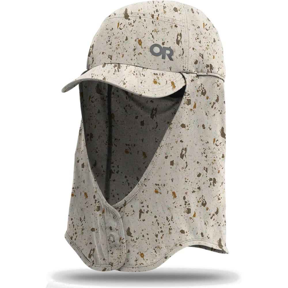 imageOutdoor Research Astroman Sun Cape Cap Lightweight Neck Flap Hiking amp Running Hat UPF 30 Protection Ball Cap Men amp WomenGravel Creekside Print