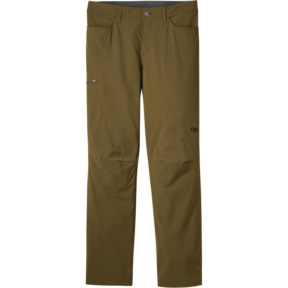 imageOutdoor Research Mens Ferrosi Pants 32 Inseam Hiking Tech Pants Weather Resistant UPF 50 Sun ProtectionLoden