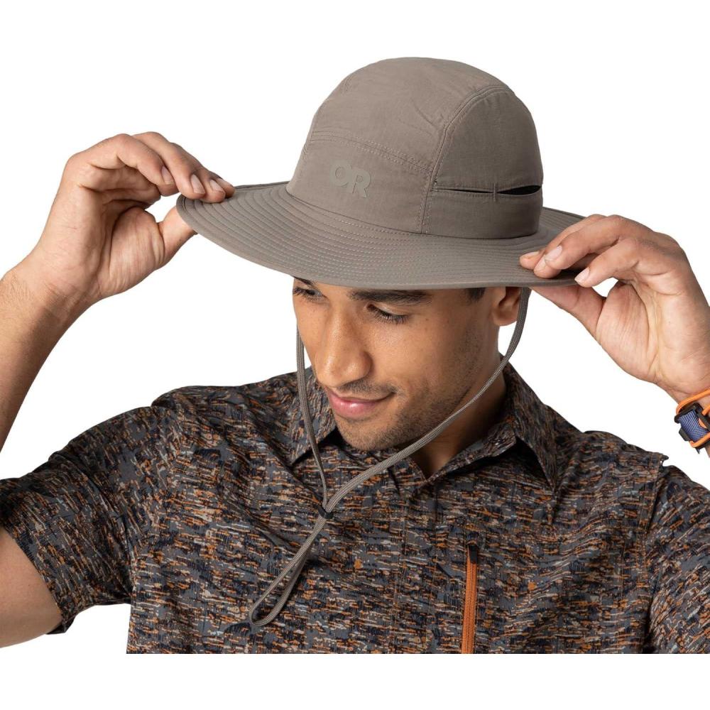imageOutdoor Research Sunbriolet Sun Hat UPF 50 Breathable amp MoistureWicking Safari Hiking Hat for Men amp Women SPF HeadwearGravel