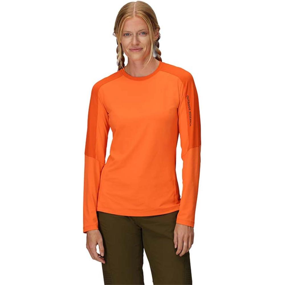 imageOutdoor Research Womens Freewheel MTB Mountain Bike Long Sleeve JerseySpiceZest