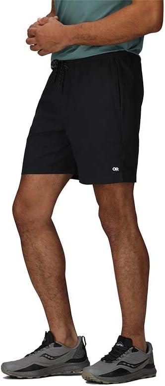 imageOutdoor Research Mens Odyssey Multi Shorts Water Resistant DWR Side amp Back Pockets UPF 50 Standard FitBlack