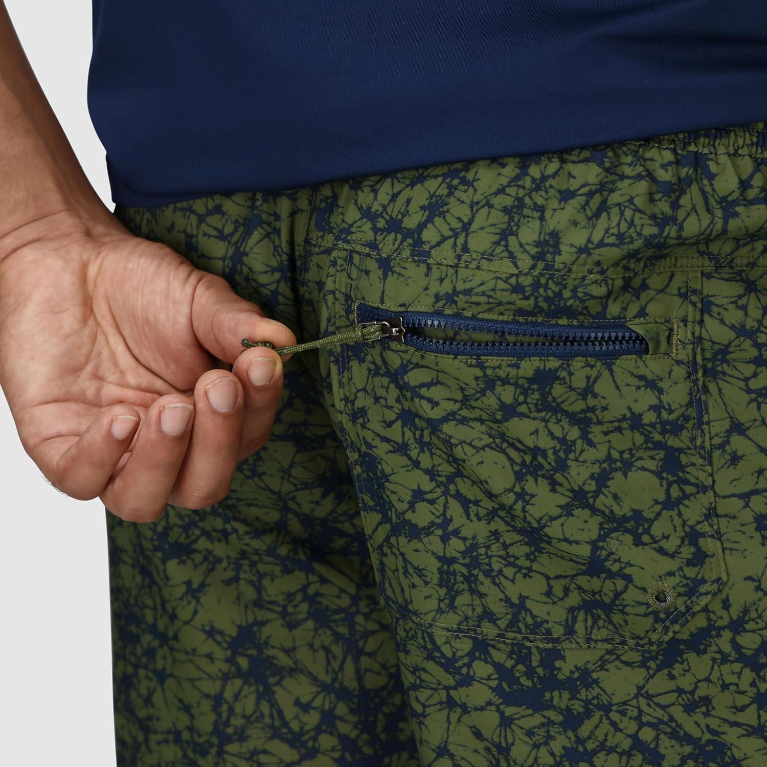 imageOutdoor Research Mens Odyssey Multi Shorts Water Resistant DWR Side amp Back Pockets UPF 50 Standard FitWillow Atoms