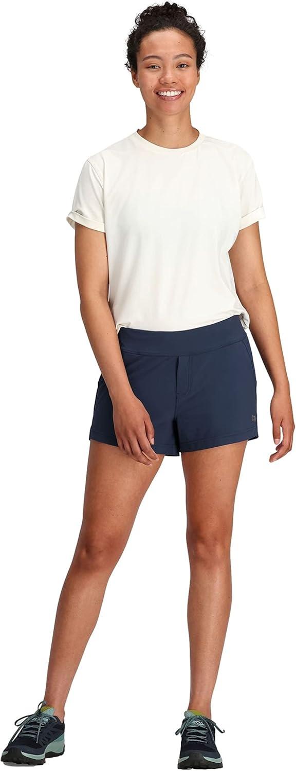 imageOutdoor Research Womens Astro Shorts 35 Inseam Stretch Shorts for WomenNaval Blue