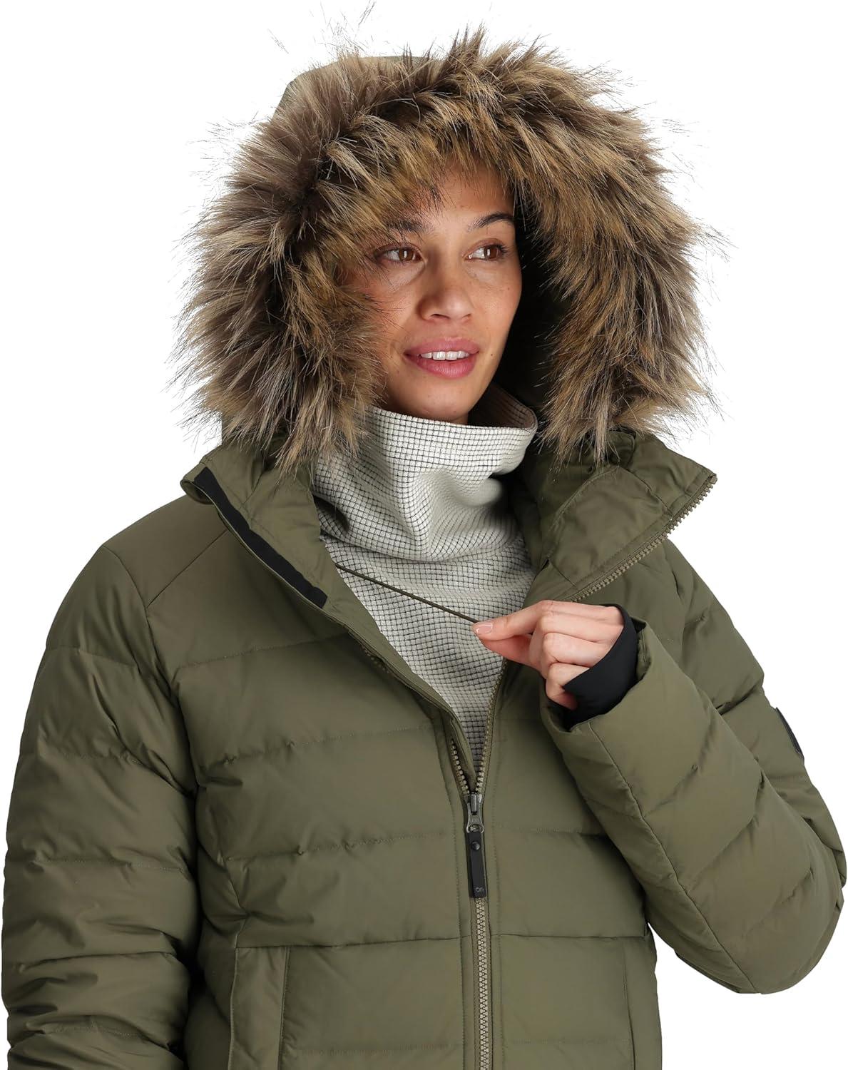 imageOutdoor Research Womens Coze Lux Down ParkaRanger Green