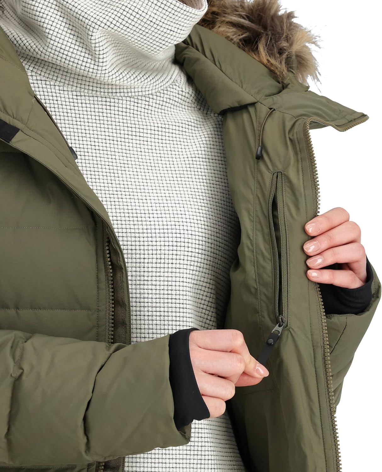 imageOutdoor Research Womens Coze Lux Down ParkaRanger Green