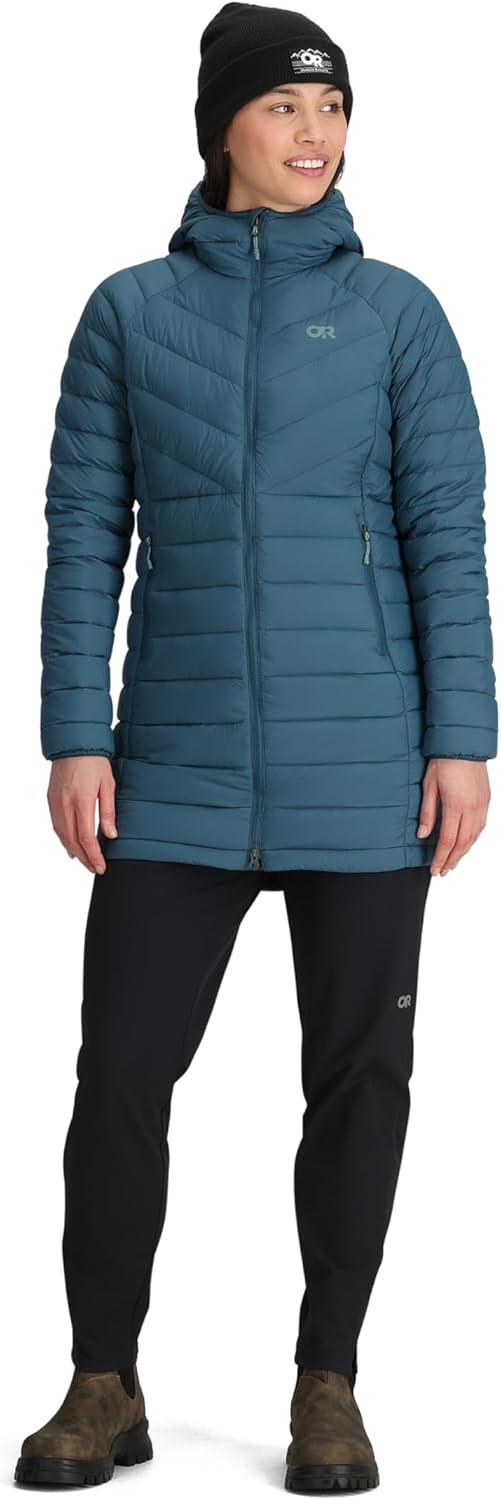 imageOutdoor Research Womens Transcendent Down Parka Water amp Wind Resistant Insulated Lightweight Standard FitHarbor