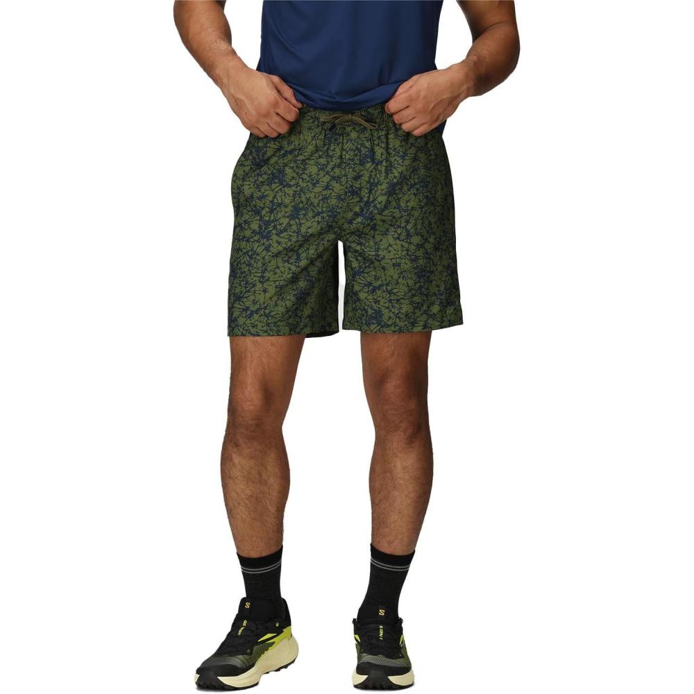 imageOutdoor Research Mens Odyssey Multi Shorts Water Resistant DWR Side amp Back Pockets UPF 50 Standard FitWillow Atoms