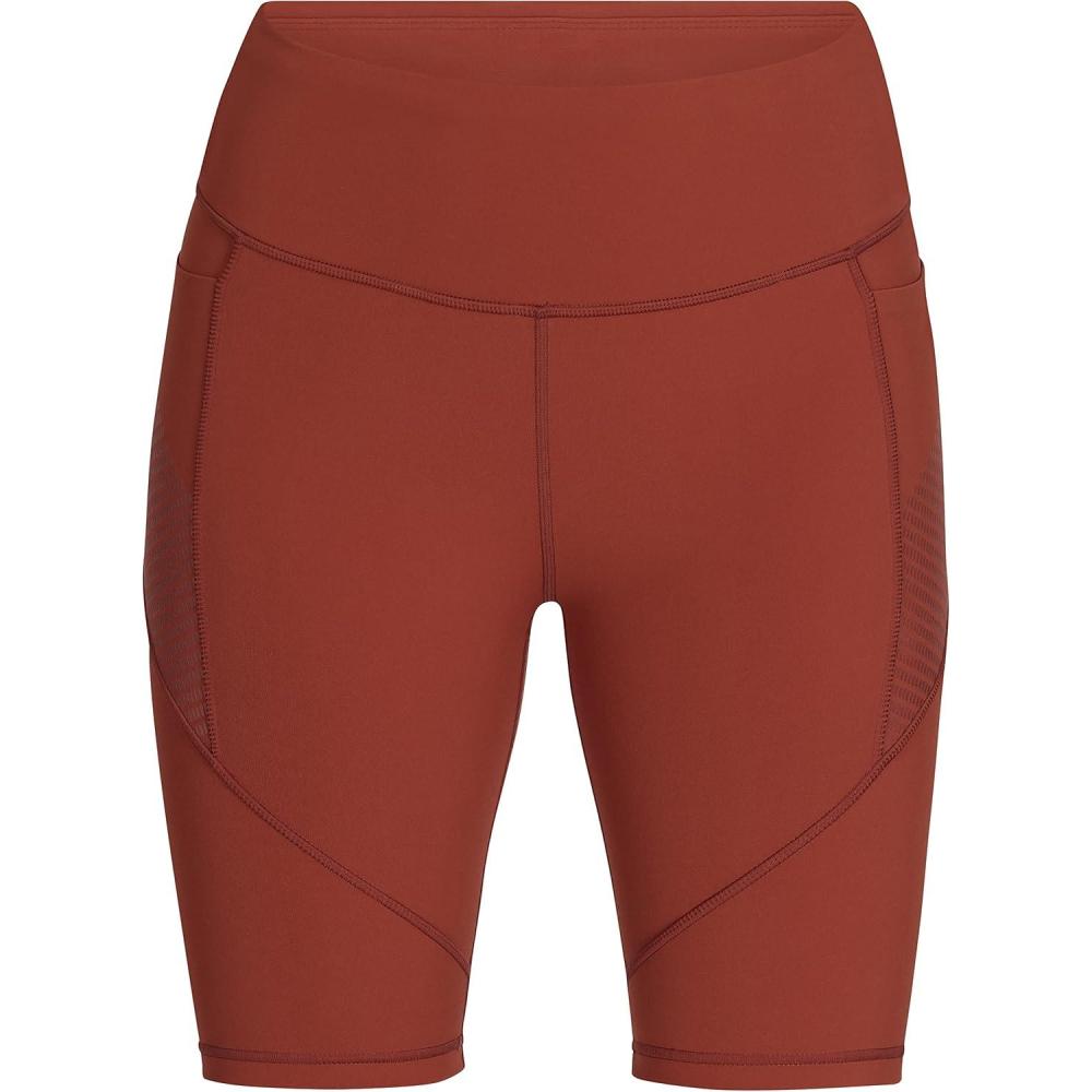 imageOutdoor Research Womens AdVantage Shorts 10 Inseam High Waist Bike ShortsBrick