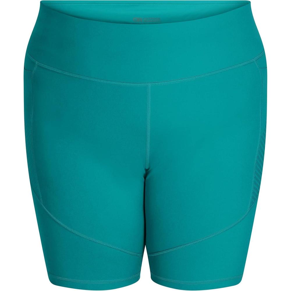 imageOutdoor Research Womens AdVantage Shorts 10 Inseam  High Waist Bike ShortsDeep Lake