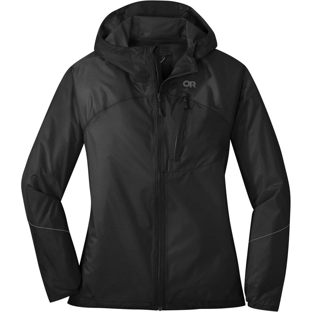 imageOutdoor Research Womens Helium Rain Jacket Breathable Weatherproof JacketBlack