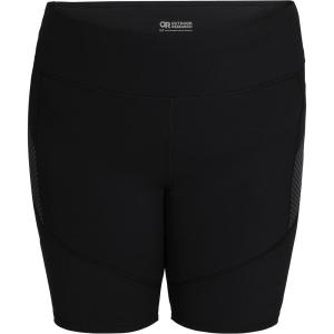 Outdoor Research Women’s Ad-Vantage Shorts, 10” Inseam – High Waist Bike Shorts(Black)