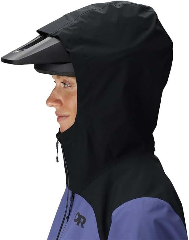 imageOutdoor Research Womens Freewheel MTB Stretch Rain JacketGalacticBlack